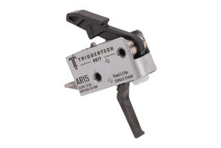TriggerTech AR-15 Single-Stage 3.5lb Duty Trigger has a straight flat trigger shoe